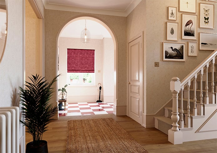 Maurice, Raspberry - Roman Blind - Image 7